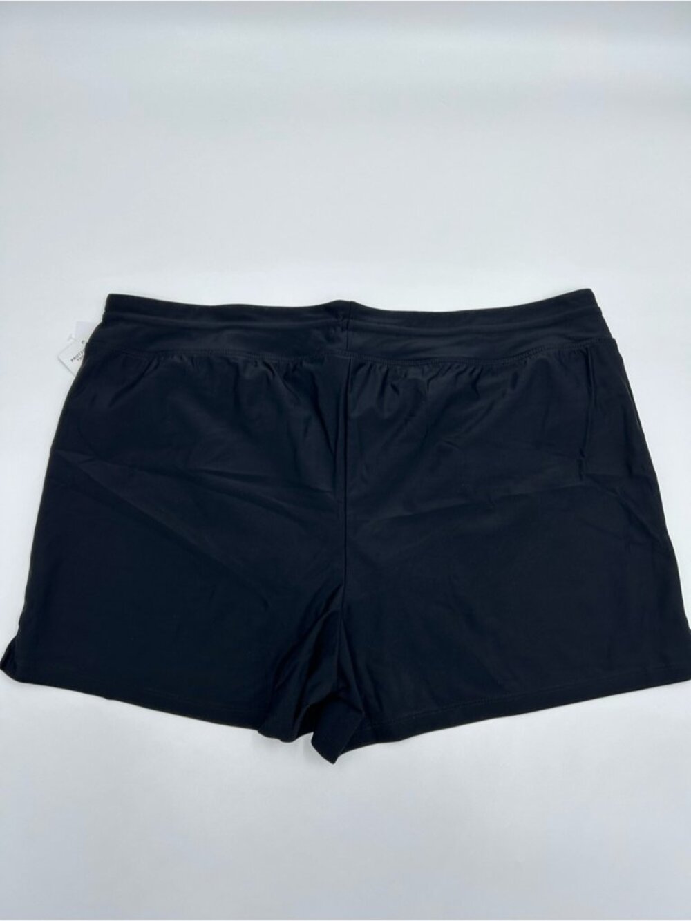Quick Dry Black Women's Athletic Drawstring Shorts - Picture 3 of 3